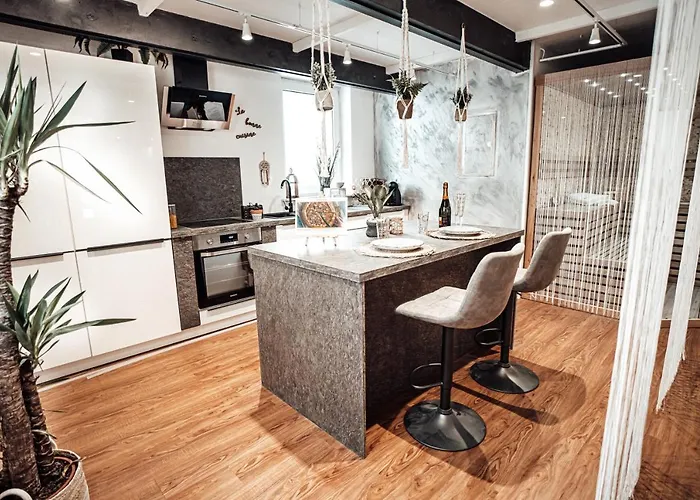 Luxusloft Timeout With Private Lägenhet *